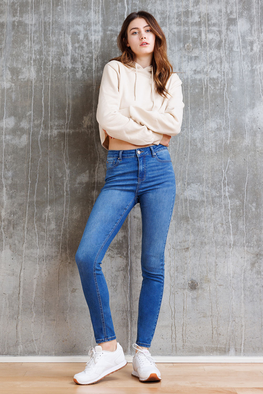 Super Stretch High Rise Skinny Jeans-4