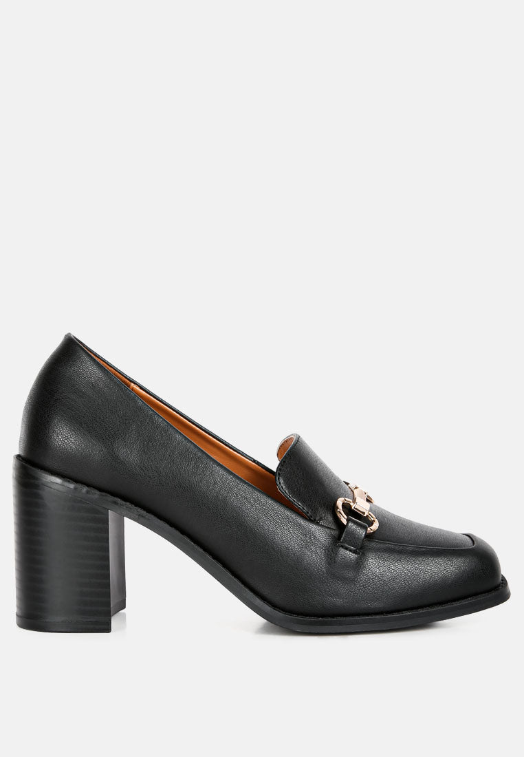 Boss Fav Classic Block Heel Loafers-5
