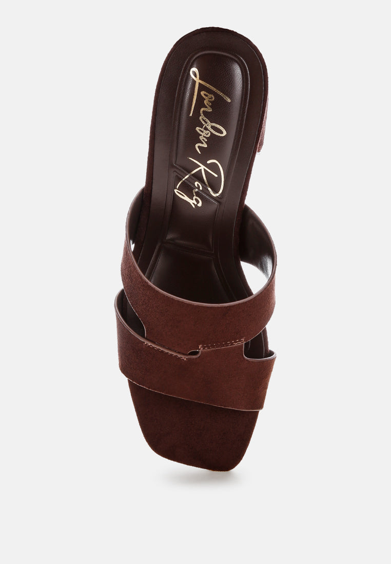 Aneka Block Heel Slip Ons-4