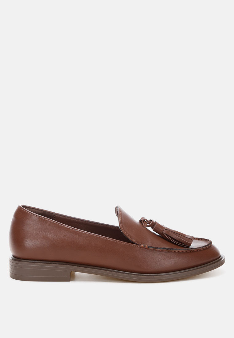 Atilia Tassel Detail Loafers-6
