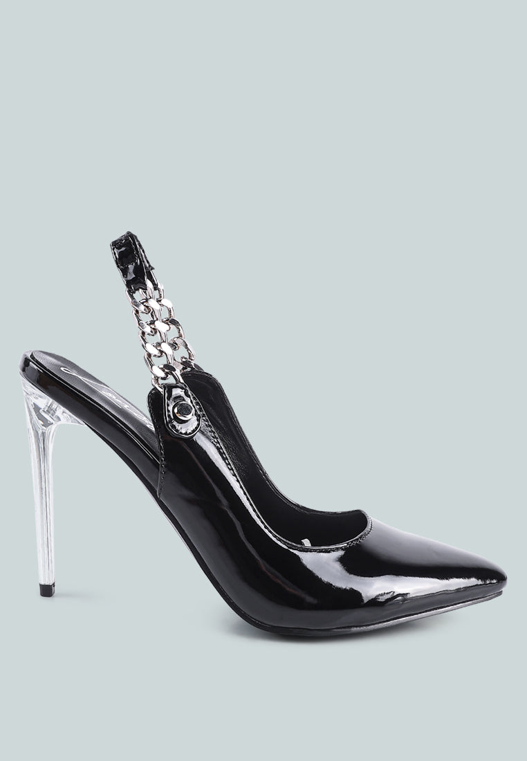 Coveted Stiletto Heeled Slingback Sandals-5