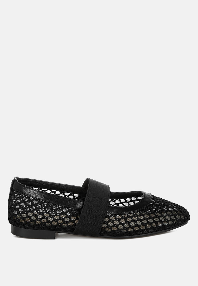Nayela Mid-Foot Strap Ballerinas-6