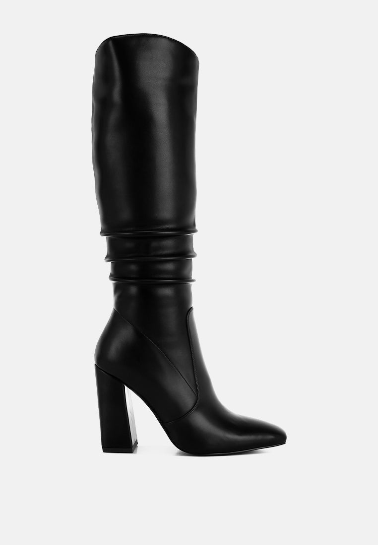 Yanir Slouchy Shaft Knee-High Boots-5