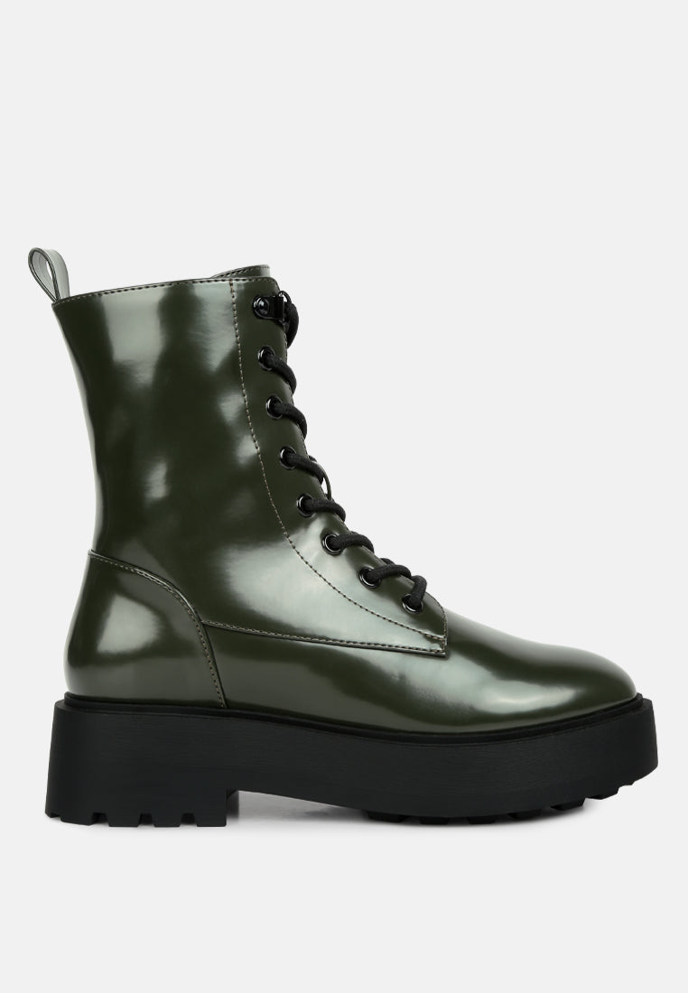 Molsh Faux Leather Ankle Biker Boots-8