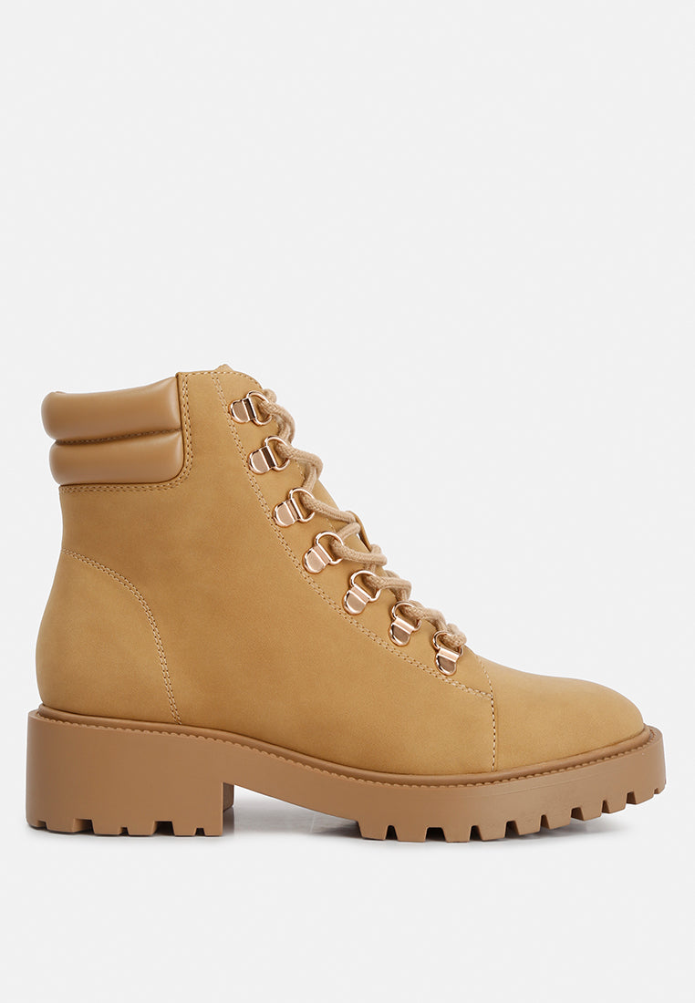 Shirly Quilt Collared Ankle Boots-7