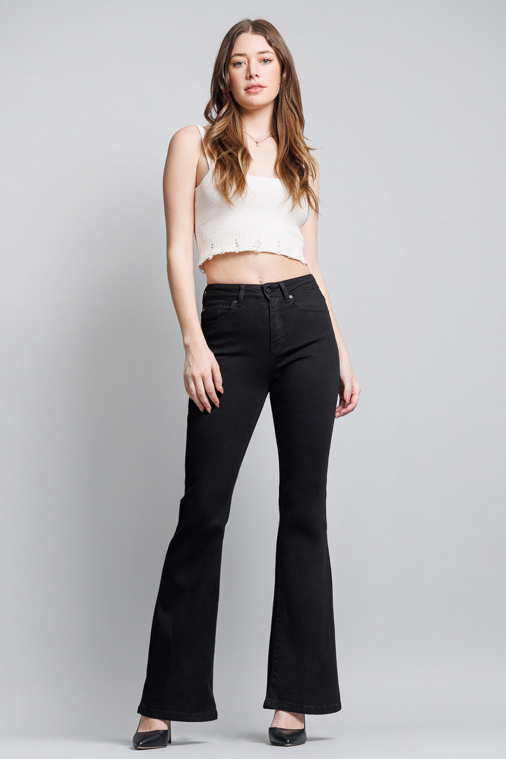 Super High Rise Classic Flare Jeans-3
