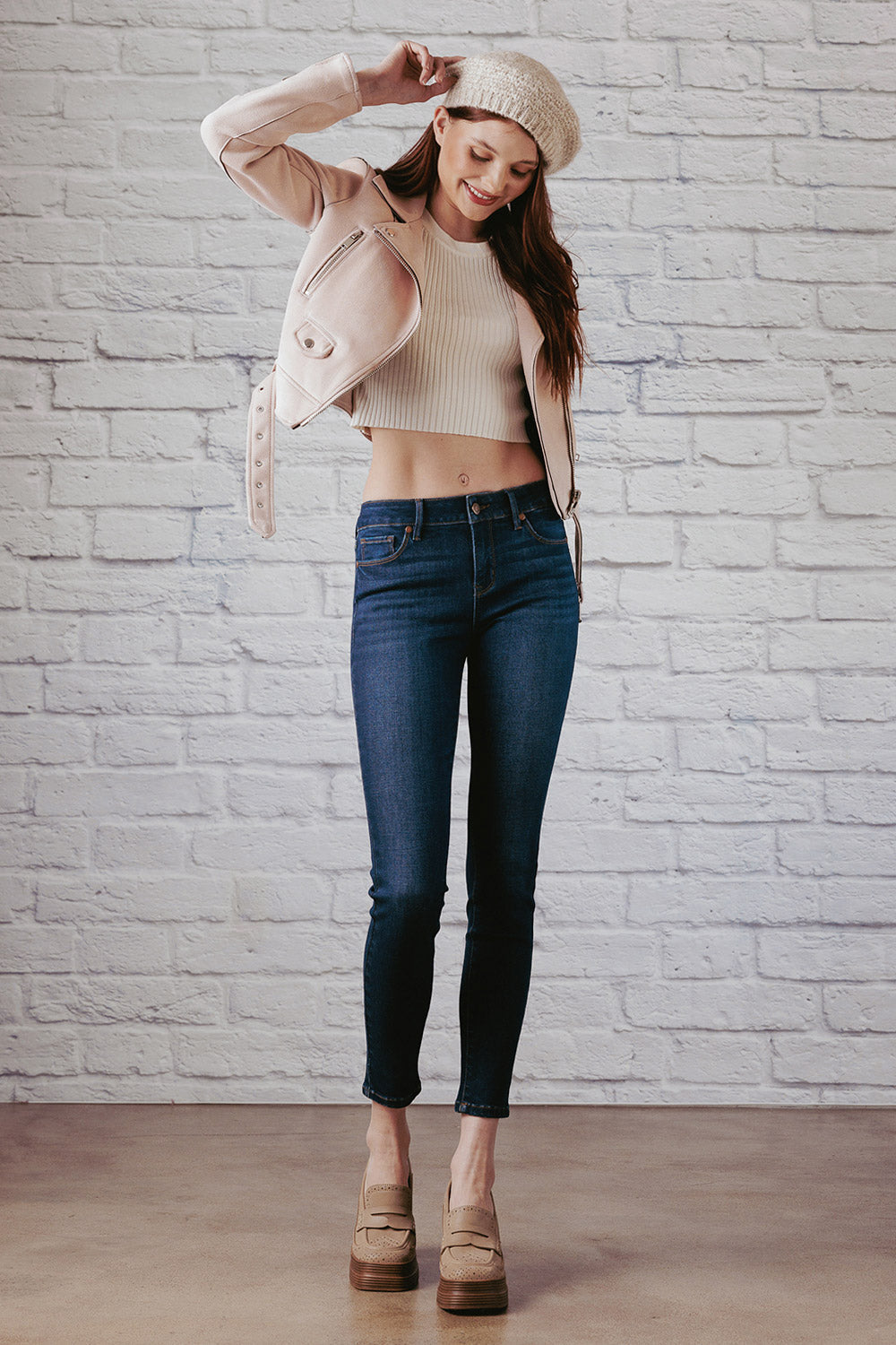 Mid Rise Skinny Jeans-0
