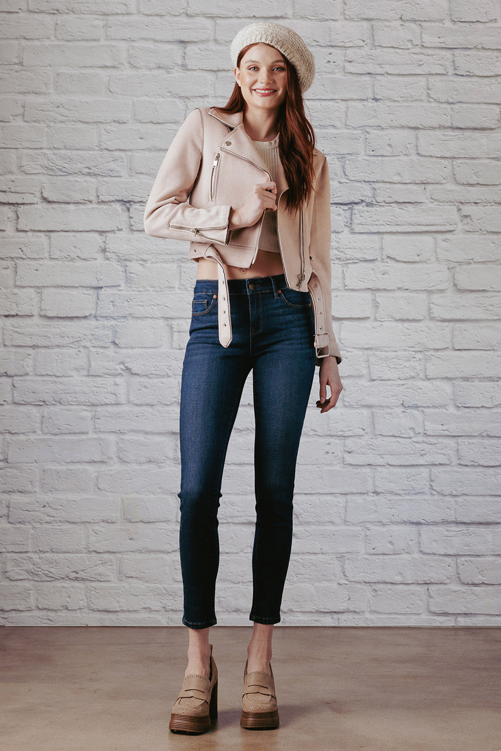 Mid Rise Skinny Jeans-3