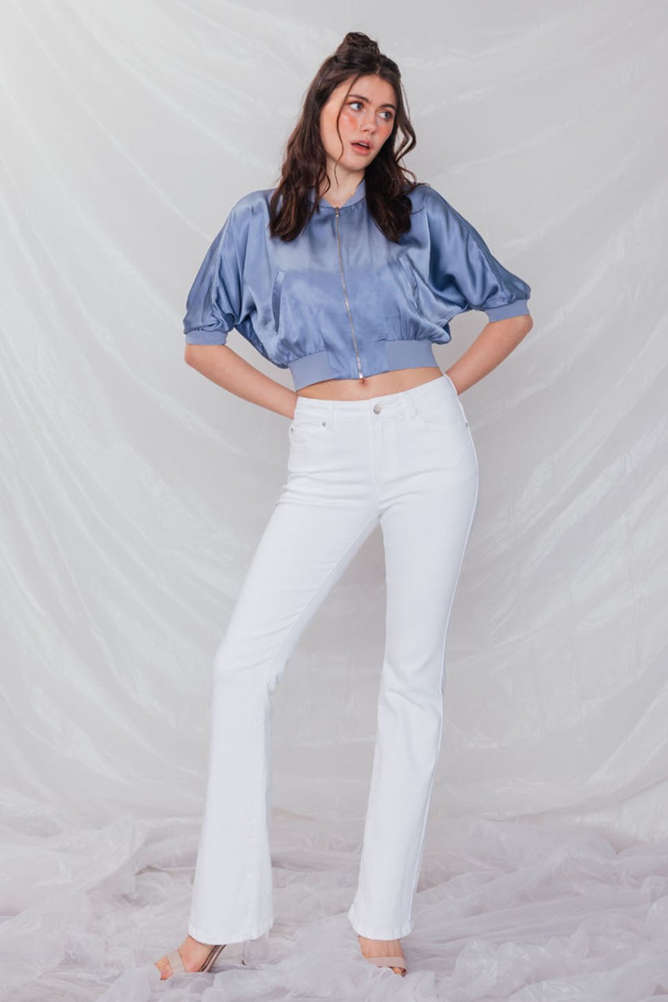 High Rise Classic Bootcut Jeans-0
