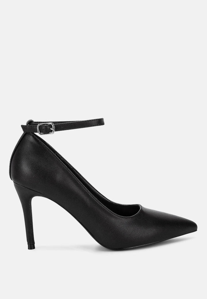 Dittany Ankle Strap Stiletto Heel Pumps-0