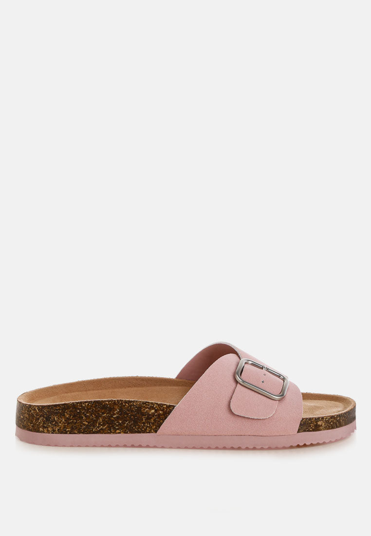 Aranda Buckled Slide-On Sandals-7