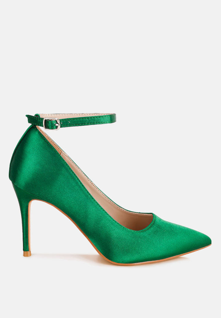 Dittany Ankle Strap Stiletto Heel Pumps-10