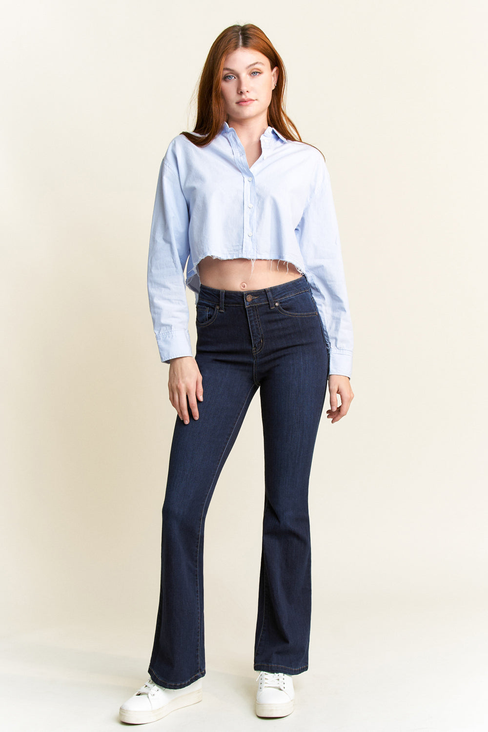 Super High Rise Classic Flare Jeans-2