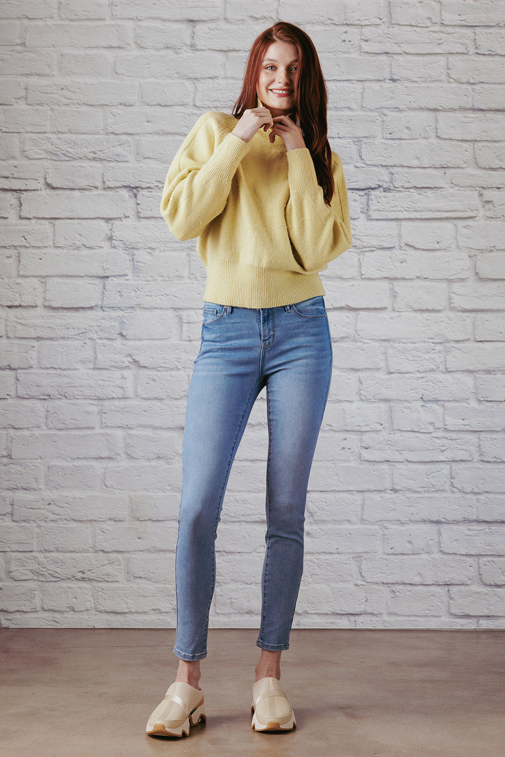 Mid Rise Skinny Jeans-3