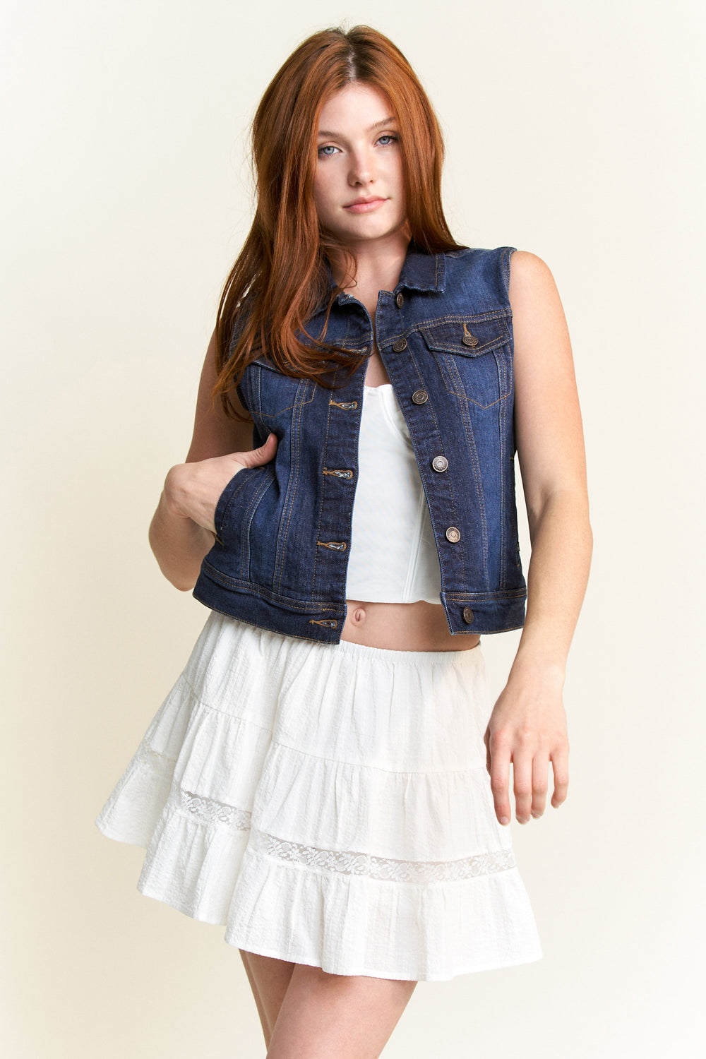 Classic Denim Vest-5