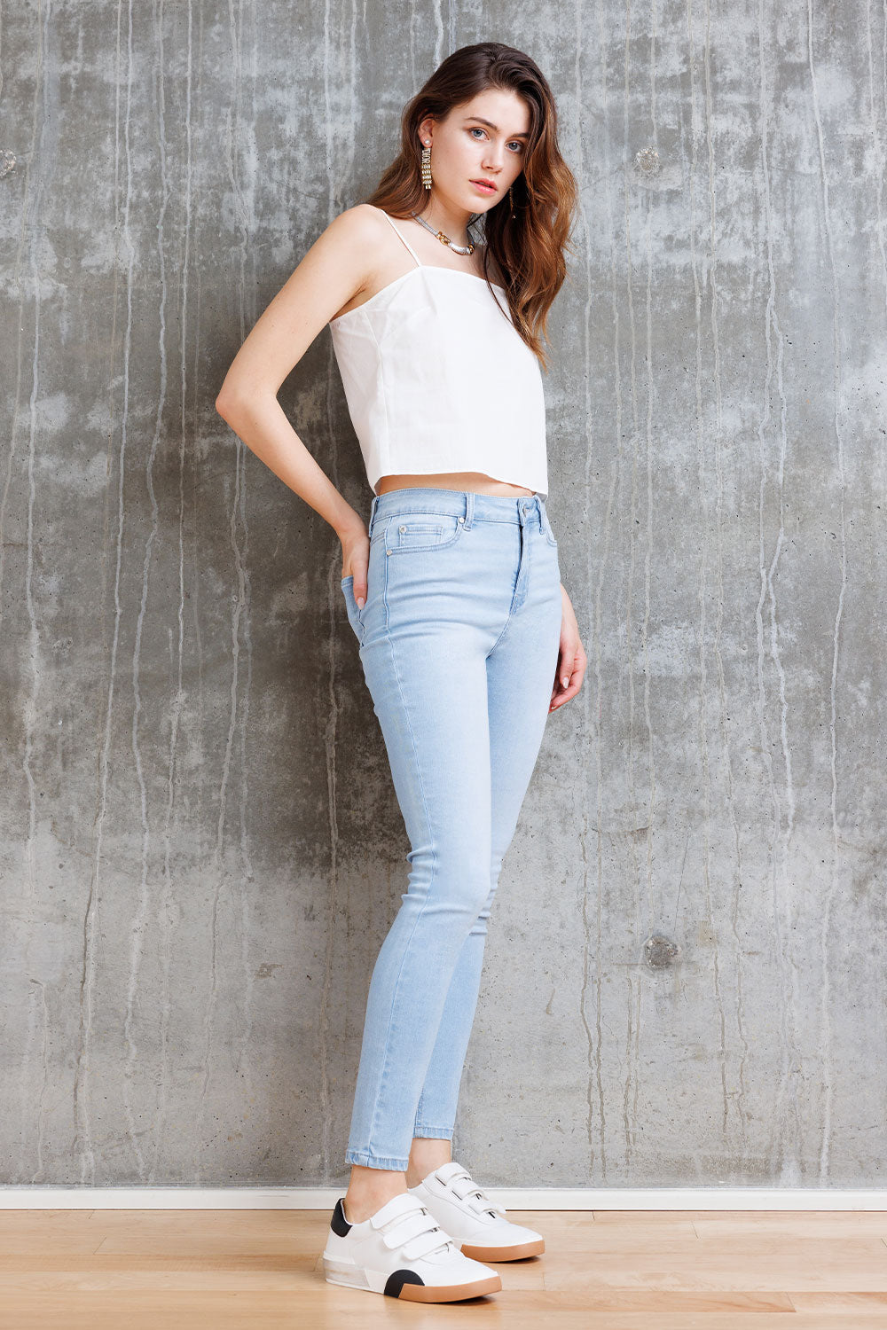 Super Stretch High Rise Skinny Jeans-3