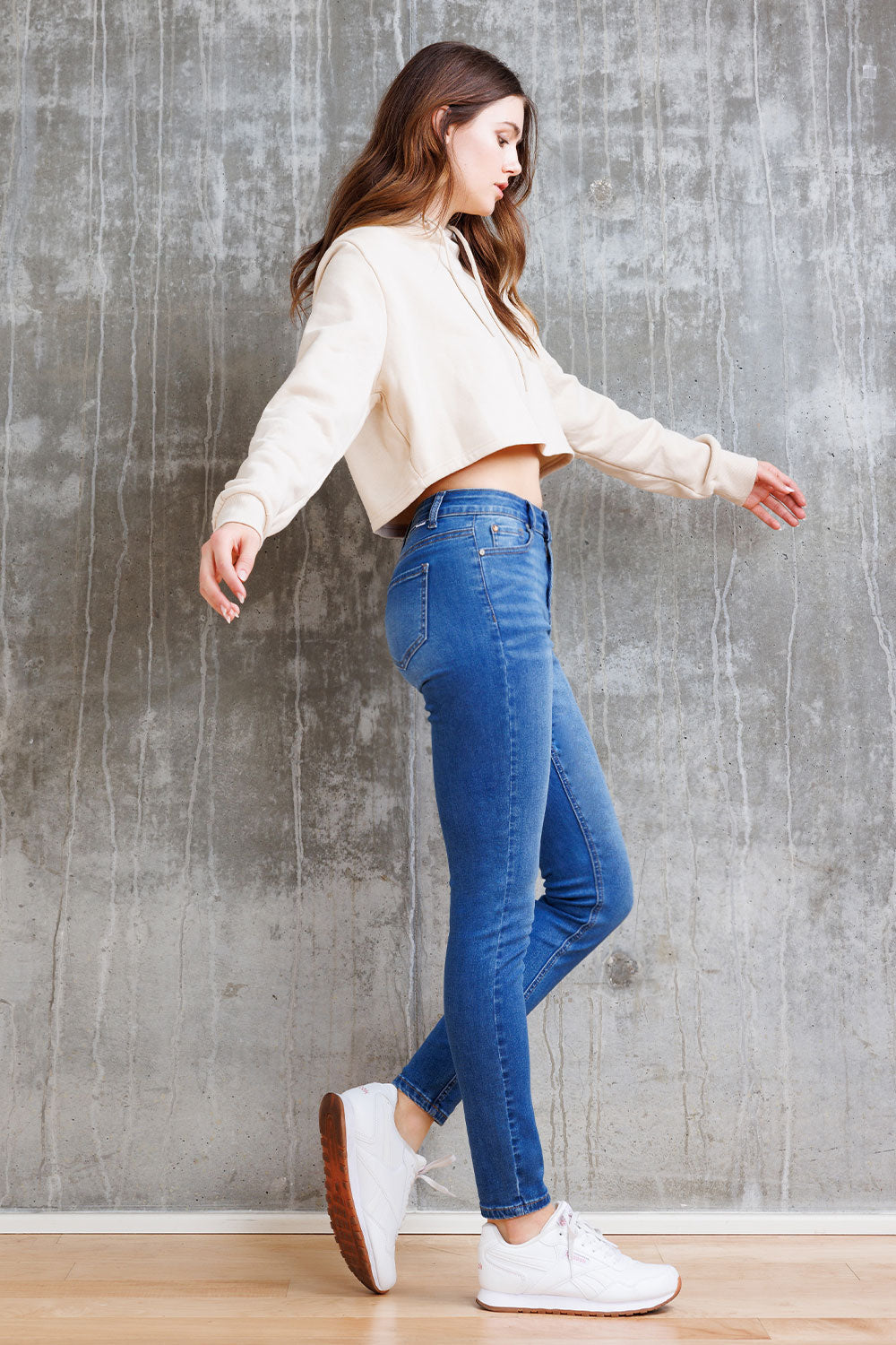 Super Stretch High Rise Skinny Jeans-2