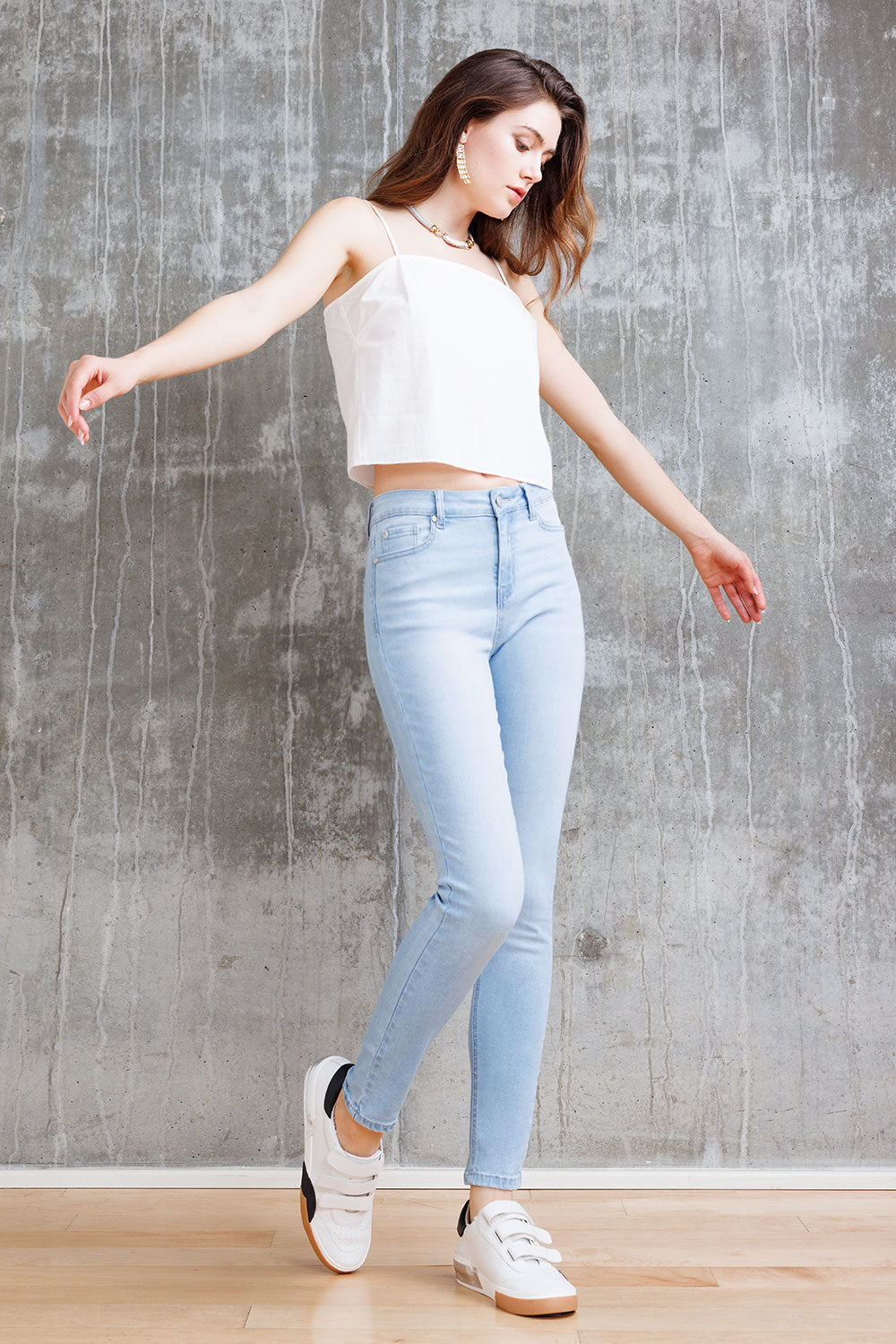 Super Stretch High Rise Skinny Jeans-2