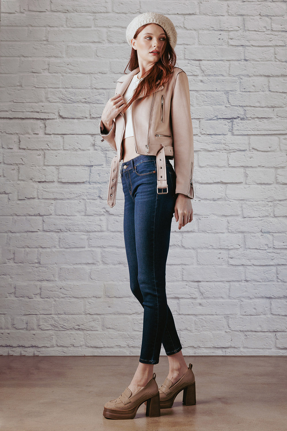 Mid Rise Skinny Jeans-4