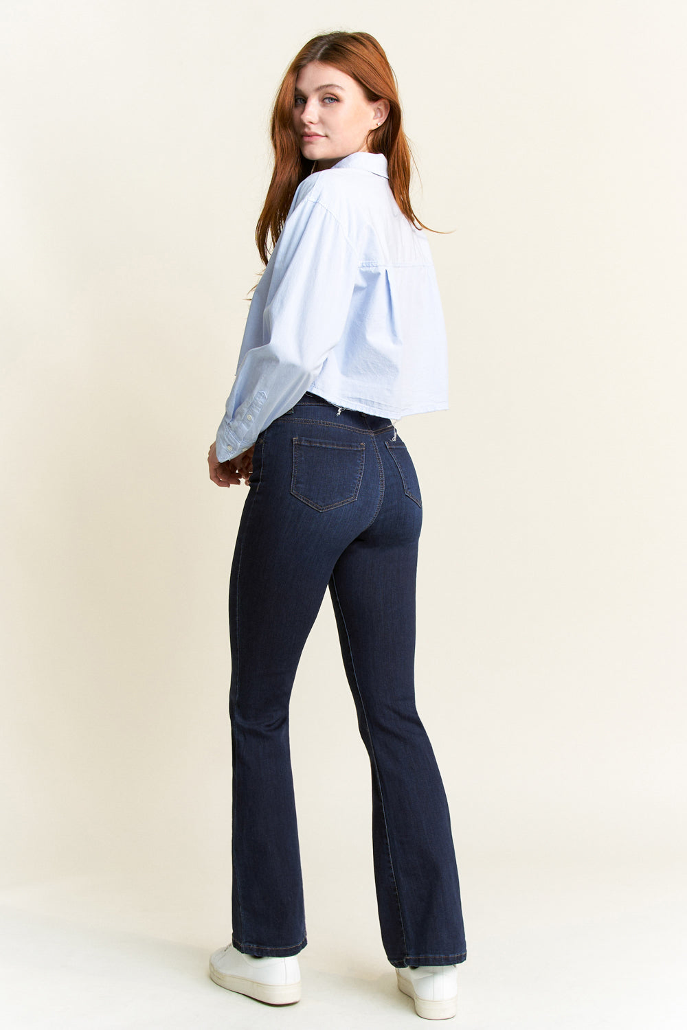 Super High Rise Classic Flare Jeans-3