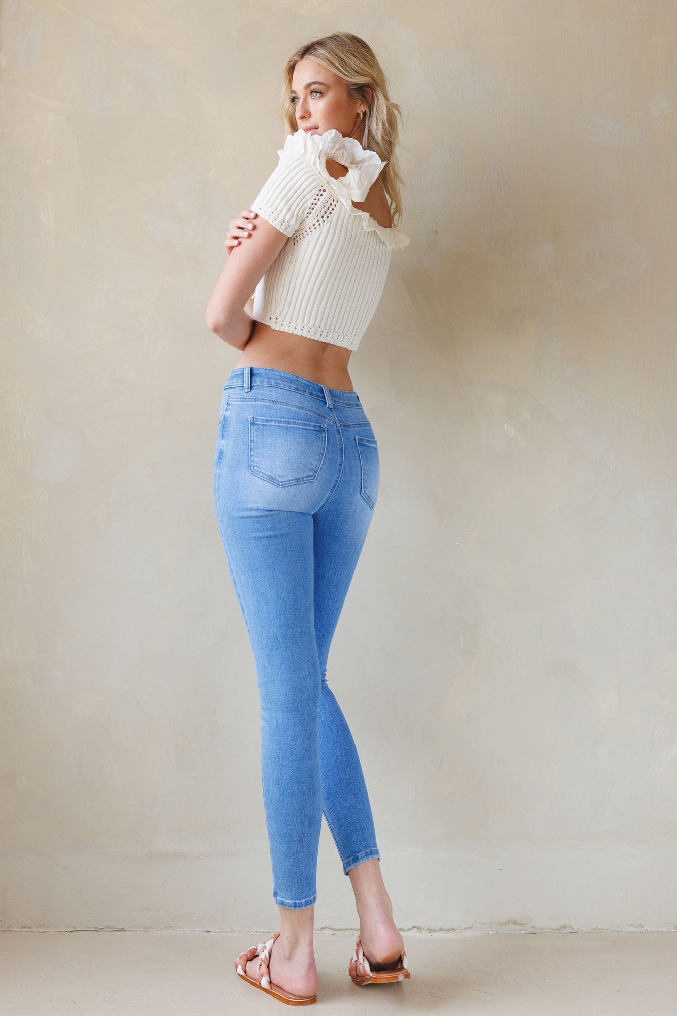 High Rise Skinny Jeans-1