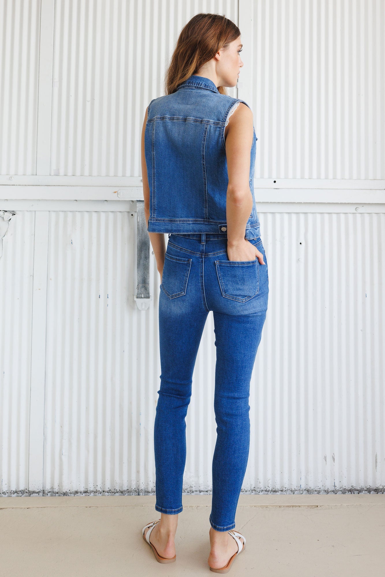 High Rise Skinny Jeans-1