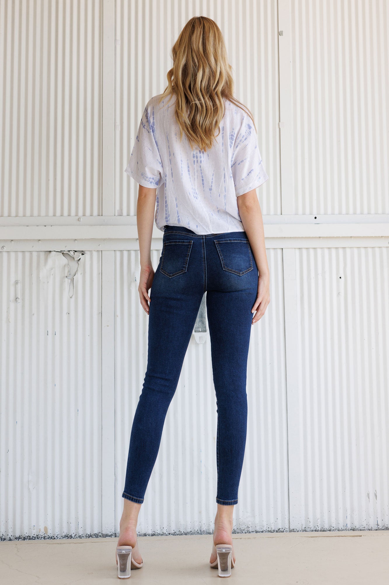 High Rise Classic Skinny Jeans-1