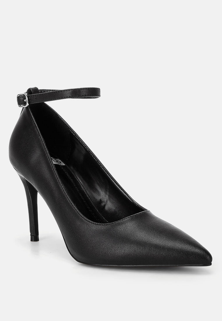 Dittany Ankle Strap Stiletto Heel Pumps-1