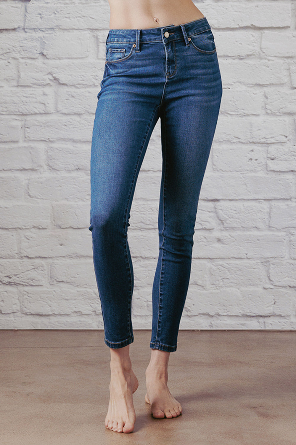 Mid Rise Skinny Jeans-1