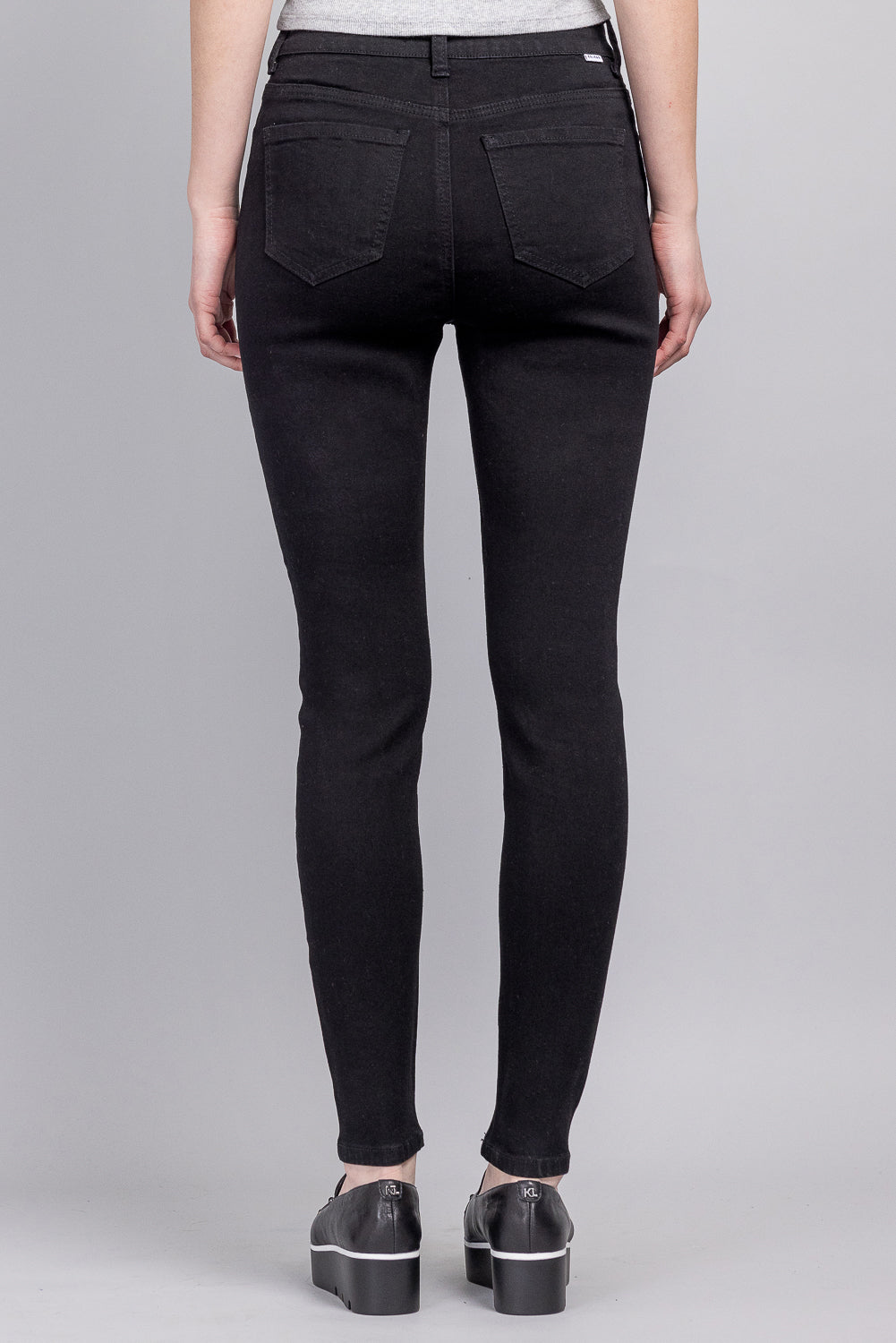 High Rise Classic Ankle Skinny Jeans-1