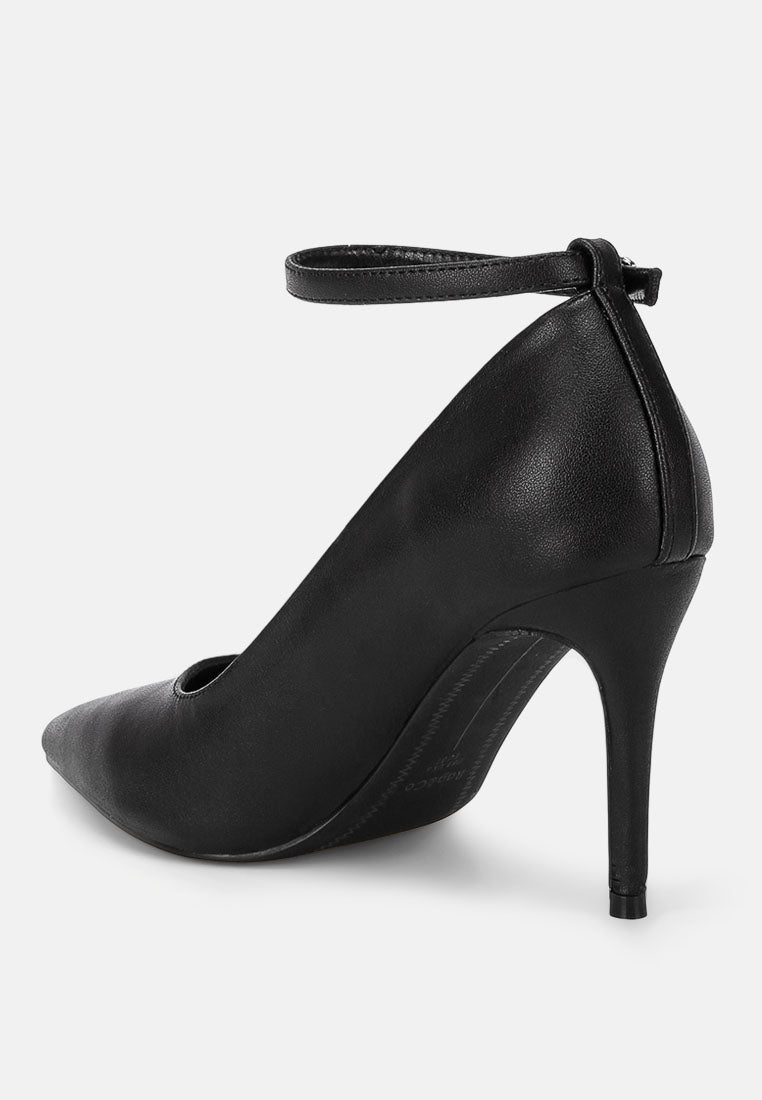 Dittany Ankle Strap Stiletto Heel Pumps-2