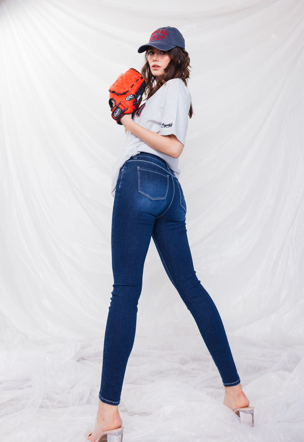 Mid Rise Skinny Jeans-3