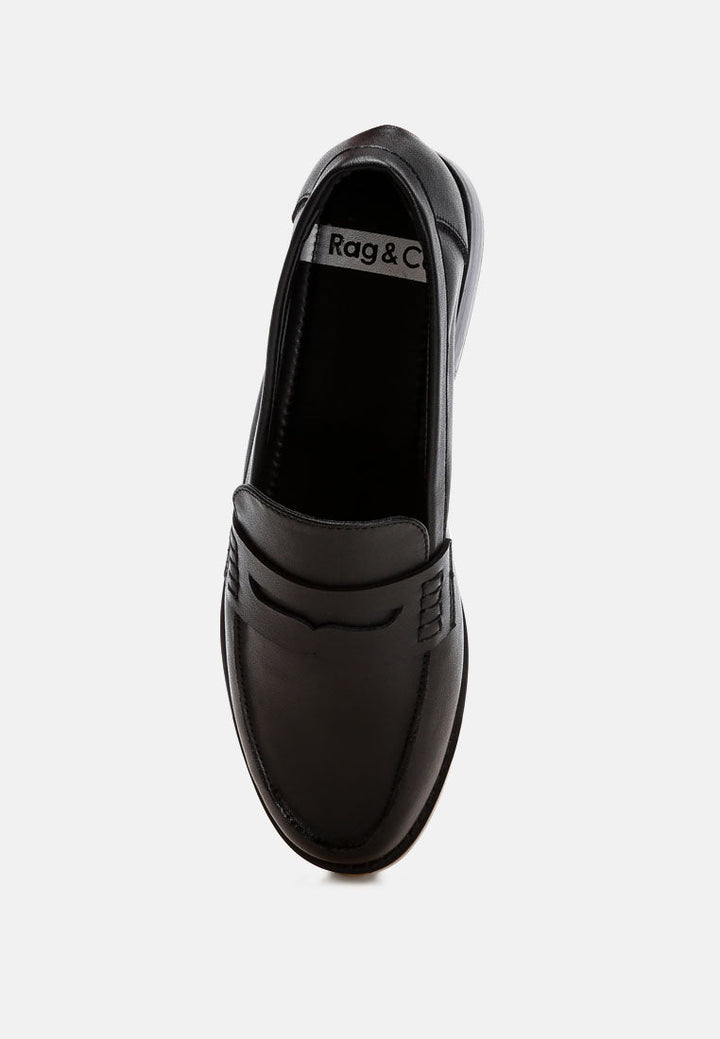 Reiga Low Block Heel Loafers-4