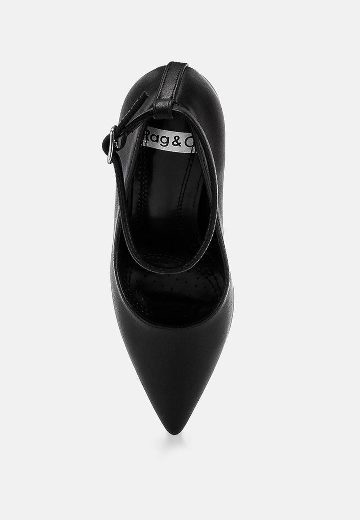 Dittany Ankle Strap Stiletto Heel Pumps-3