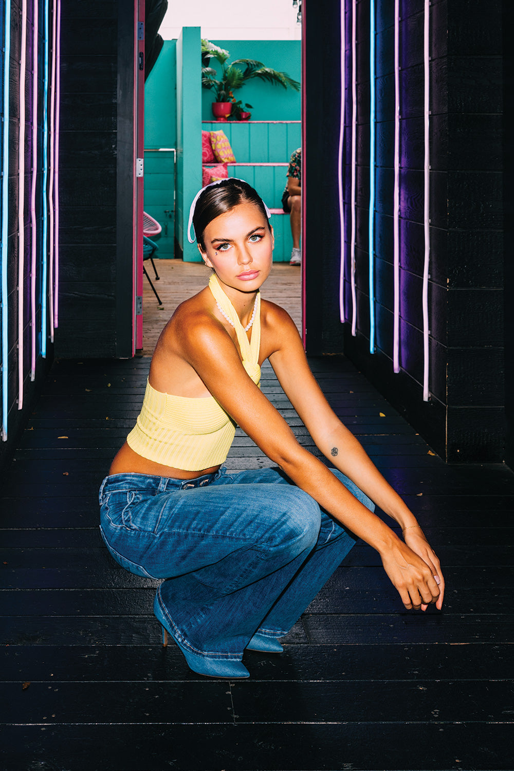 Stretchy Bootcut Jeans-2