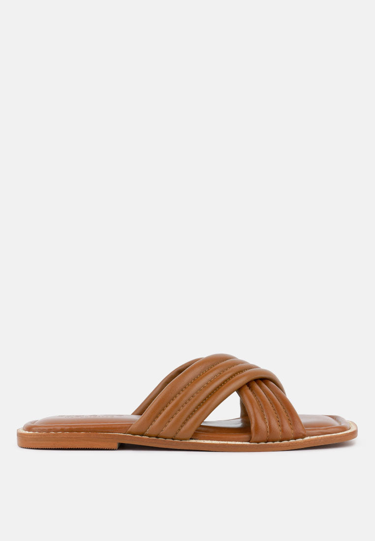 Eura Quilted Leather Flats-5