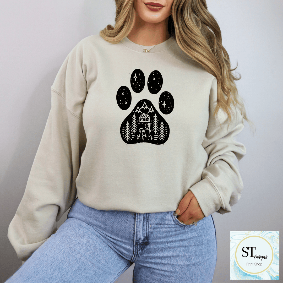 Mountain Dog Paw Print-2