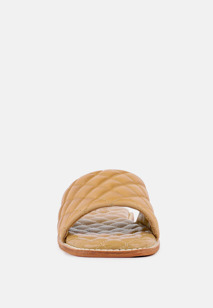 Odalta Handcrafted Quilted Summer Flats-4