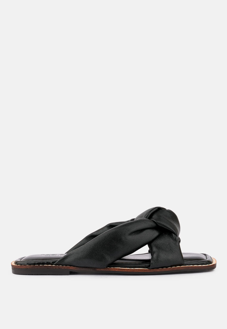 Chubs Puffy Strap Sliders Flat-0