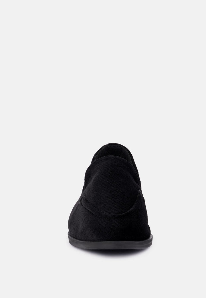 Luxe-Lap Velvet Handcrafted Loafers-3