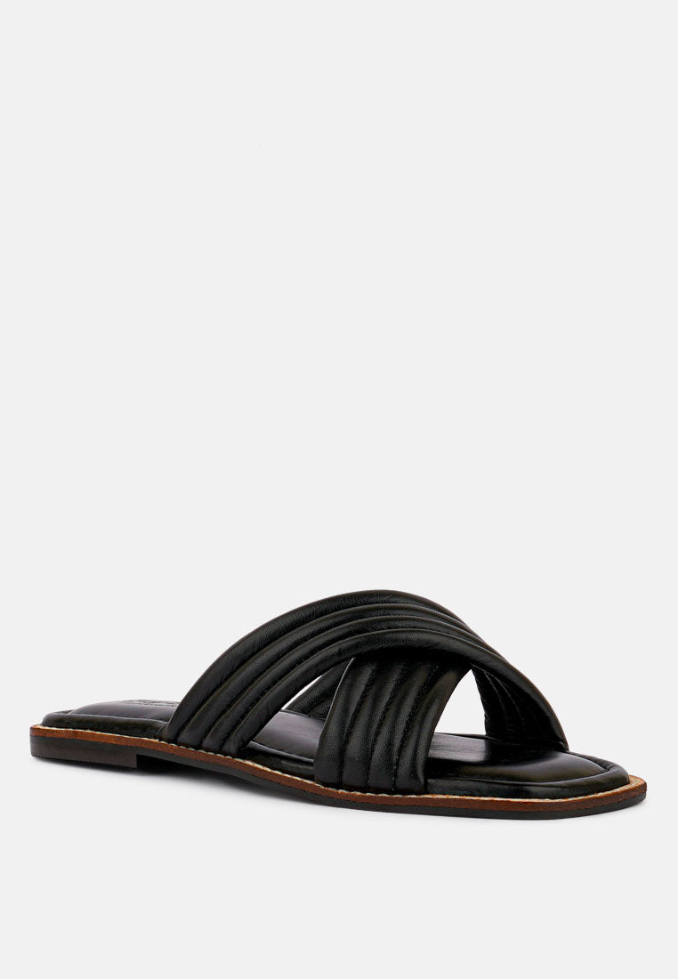 Eura Quilted Leather Flats-2