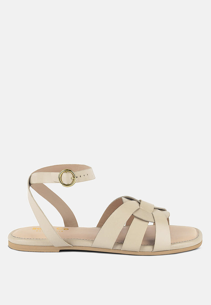 Ashton Flat Ankle Strap Sandals-0