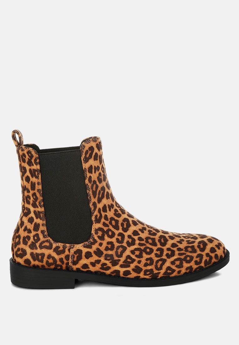 AYASA Low Block Heel Chelsea Boots-8
