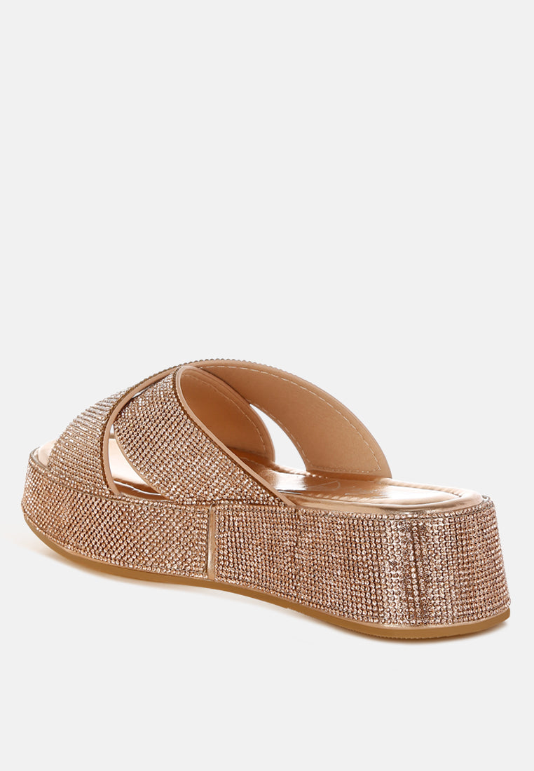 Adena Rhinestone Embellished Flatforms-2