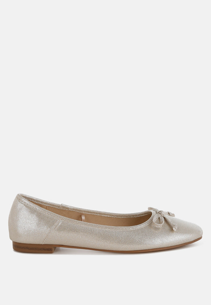 Agshin Metallic Ballet Flats-6