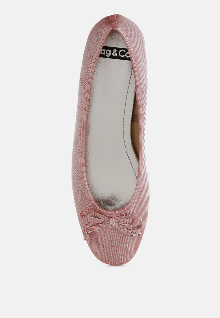 Agshin Metallic Ballet Flats-3