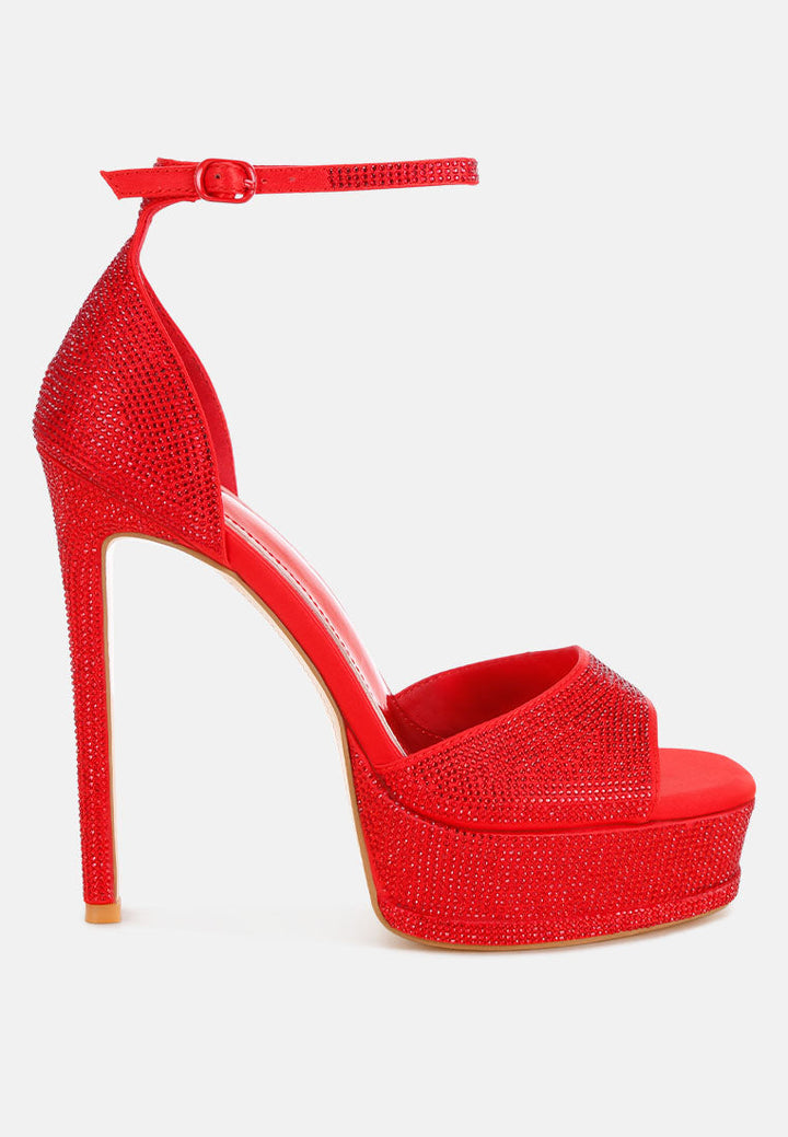Alaya Rhinestones High Stiletto Heel Sandals-0