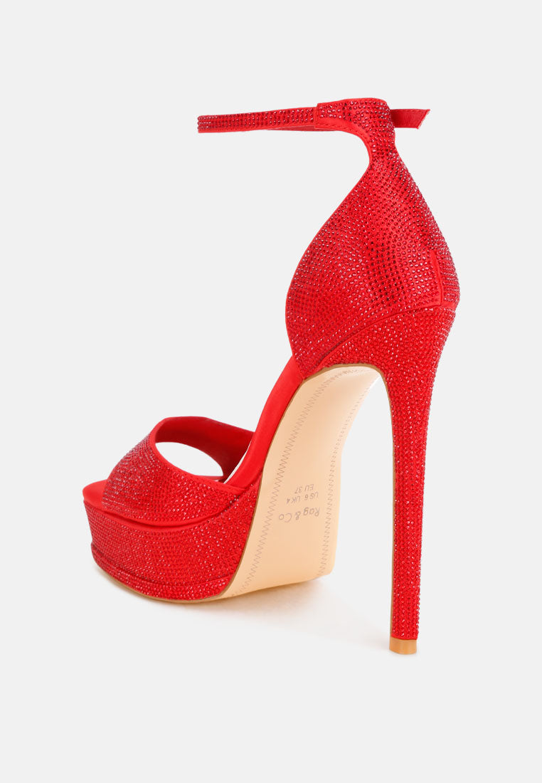 Alaya Rhinestones High Stiletto Heel Sandals-2