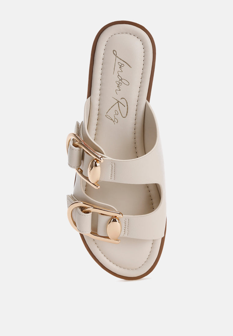Amahi Dual Strap Slip-On Flats-4