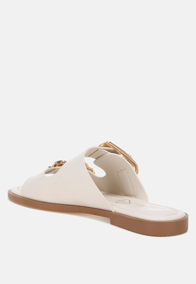 Amahi Dual Strap Slip-On Flats-3